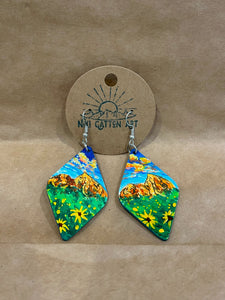Earrings Crested Butte Wildflowers 3